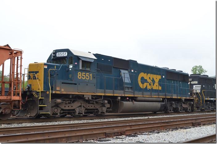 CSX SD50-2 8551. Shelby. View 2.